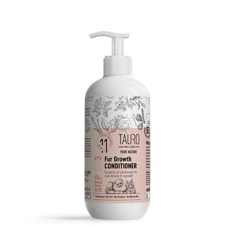 Tauro Pro Line Pure Nature Fur Growth кондиціонер для стимуляції росту шерсті собак і котів, 400 мл TPL63791 фото