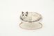 Складной лежак для домашних животных MISOKO Pet bed round plush, 45x45x22 cm, dark brown coat