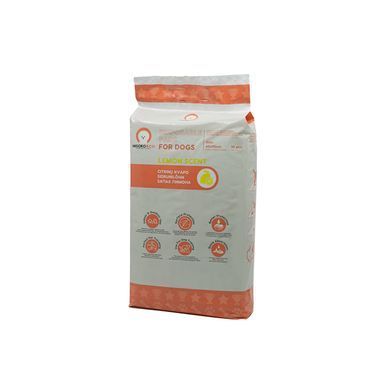 Misoko&Co Одноразовые пеленки для собак с ароматом лимона (щенки и лапки), 60*90 см SHAMSK63055 фото